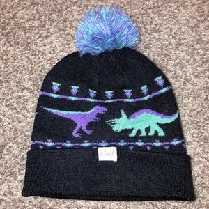 Coal Dinosaur Beanie